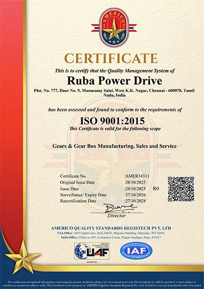 ISO 9001:2015 Certified